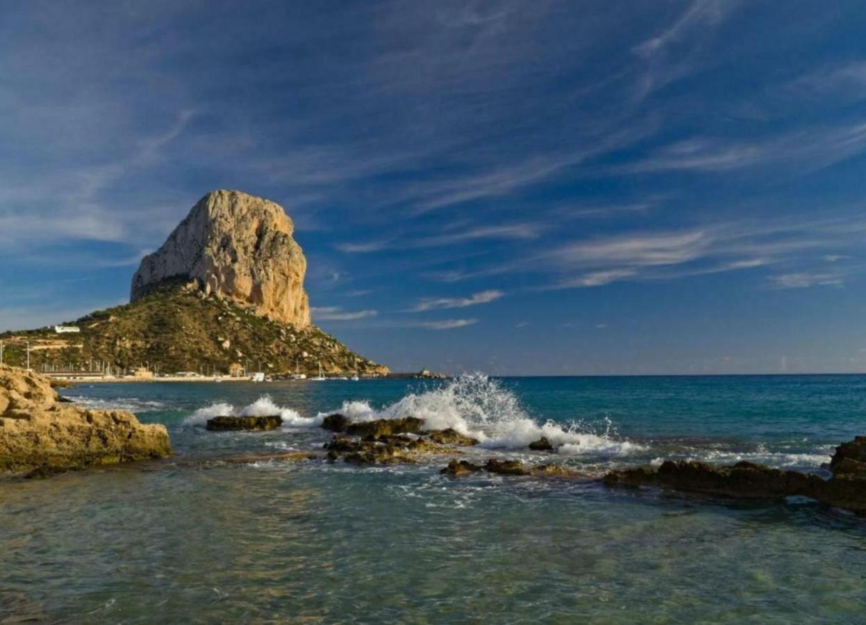 Moderno Apartamento Con Vistas Al Mar Calpe Exterior foto